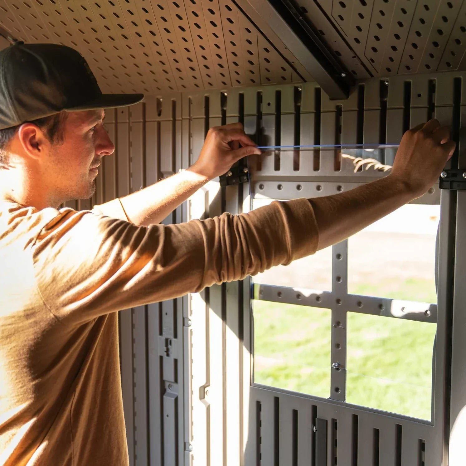 Lifetime 8 Ft x 7.5 Ft Outdoor Storage Shed - Image 19