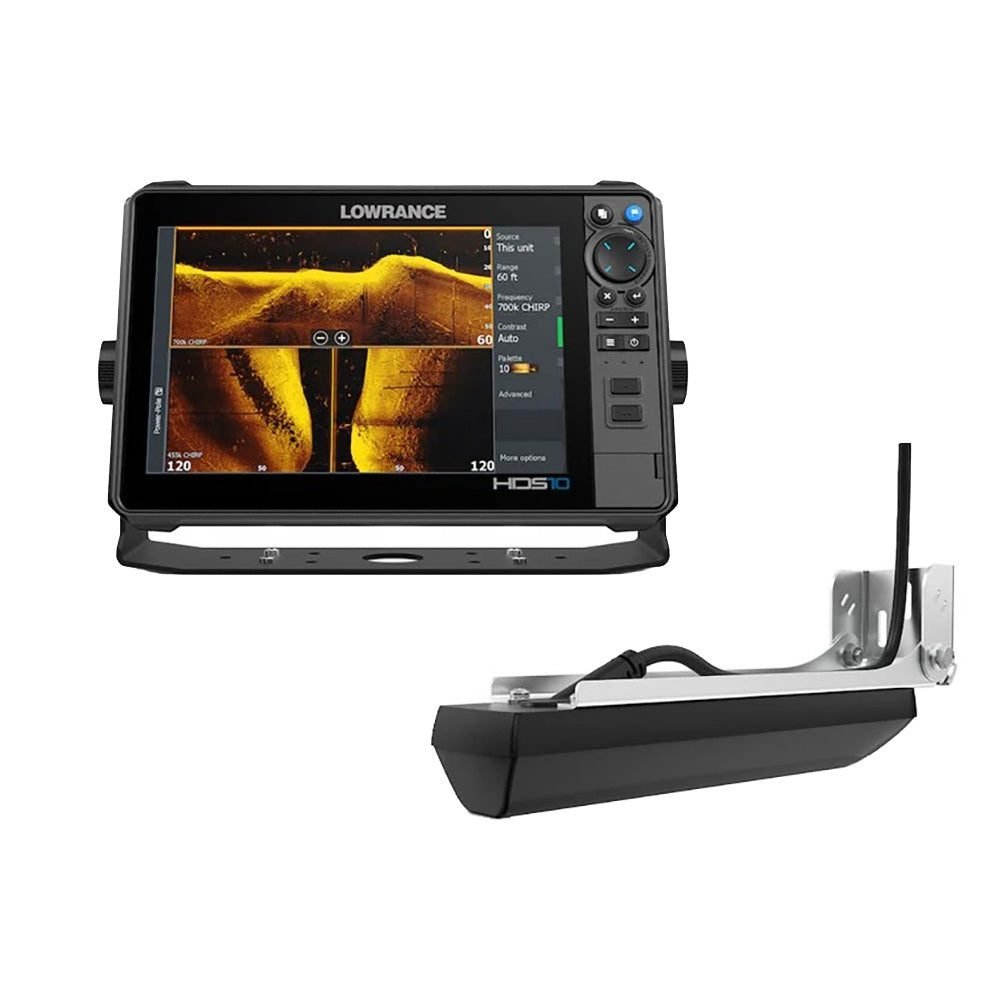 Lowrance HDS PRO 10 Fish Finder Chartplotter with Active Imaging HD 3-in-1 Transducer