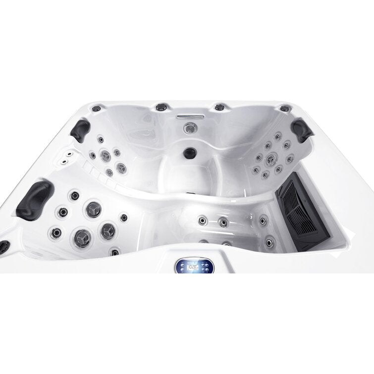 Luxuria Spas 220 Volt 3 – Person 55 – Jet Rectangle Plug & Play Hot Tub with Ozonator - Image 2