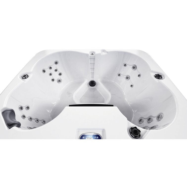 Luxuria Spas 220 Volt 4 – Person 55 – Jet Rectangle Plug & Play Hot Tub with Ozonator - Image 2