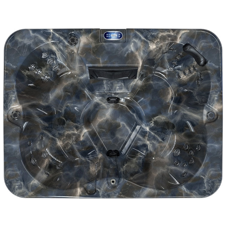 Luxuria Spas 220 Volt 4 – Person 55 – Jet Rectangle Plug & Play Hot Tub with Ozonator - Image 3