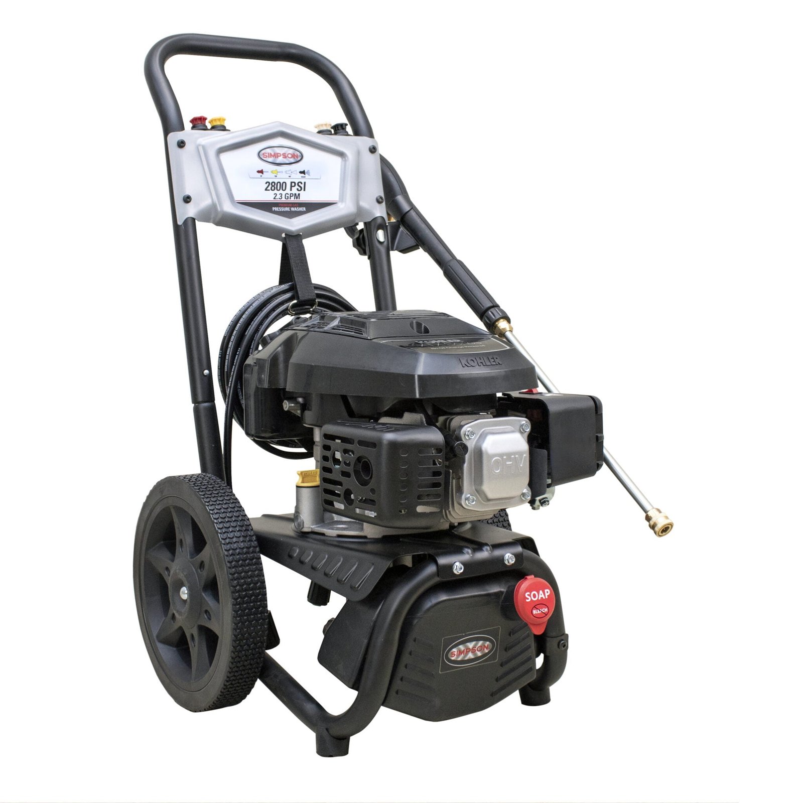 Simpson MegaShot MS61114 2800 PSI Gas Pressure Washer with Kohler XTX675 Engine