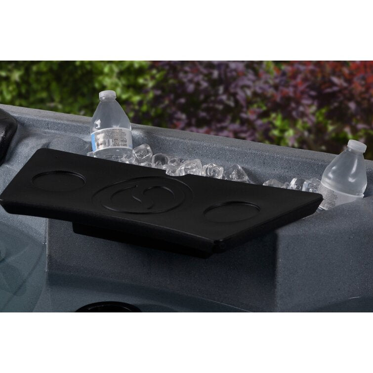 Soothe 7-Person 70 Stainless Jet Hot Tub with True Stainless Heater, Ozone Multi LED Lighting and Ice Bucket - Image 4