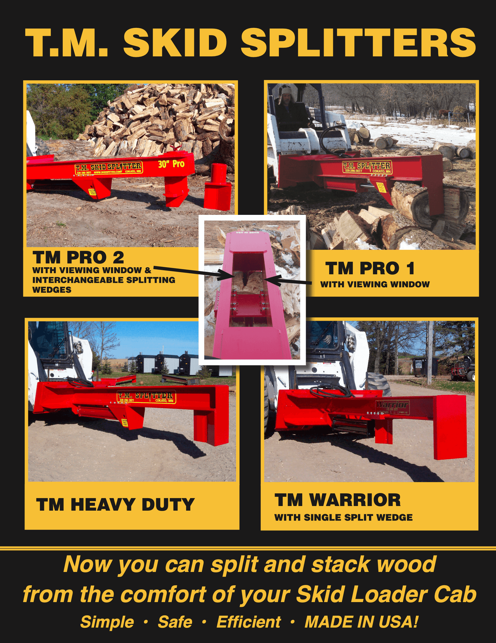 TM Pro 2 Log Splitter Skid Steer Attachment (24”, 30” or 36” Stroke) - Image 6