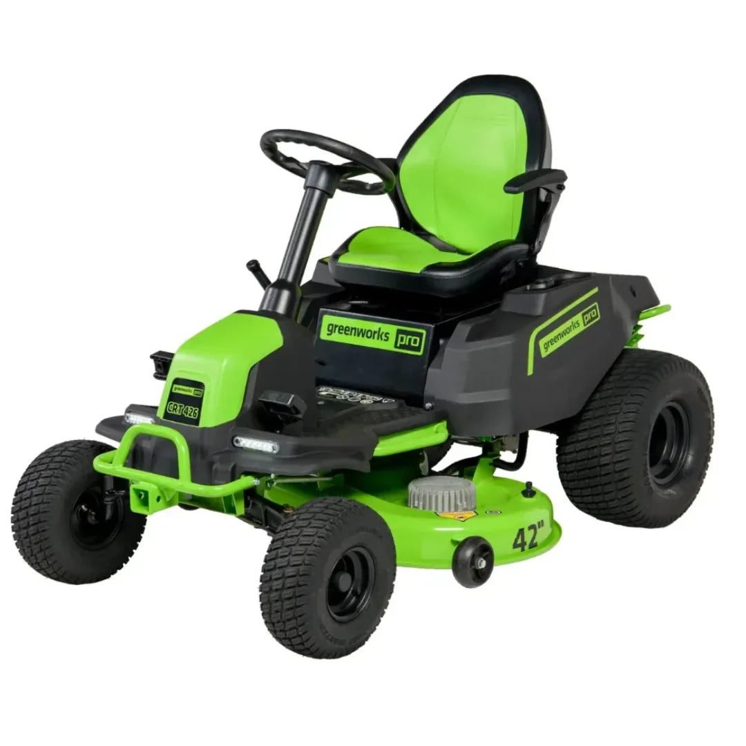 Greenworks Pro 42 in. 60V Cordless Battery Electric CrossoverT Tractor Riding Lawn Mower
