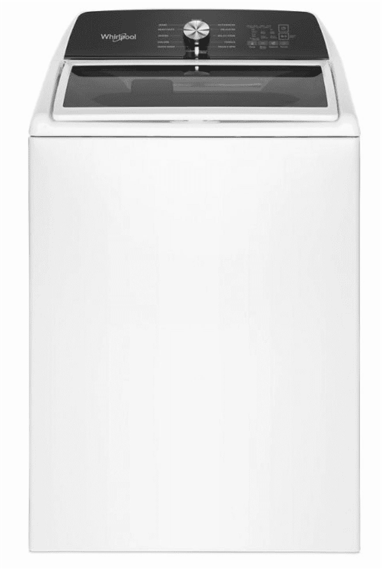Whirlpool WTW5025SW 4.5 Cu. Ft. Top Load Washer, Built-In Faucet, Agitator