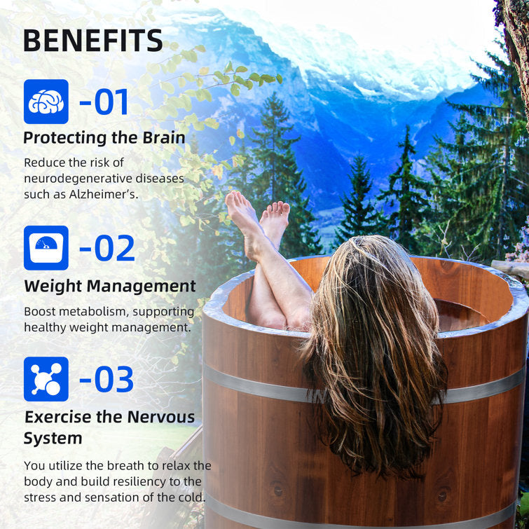 WoodBridge 110 1 – Person Hot Tub in Olive Pine - Image 4