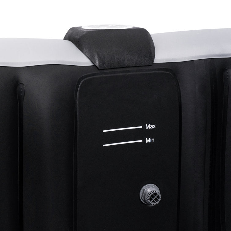 ZACHVO 120 Volt 3 – Person 120 – Jet Square Inflatable Hot Tub in Black - Image 3