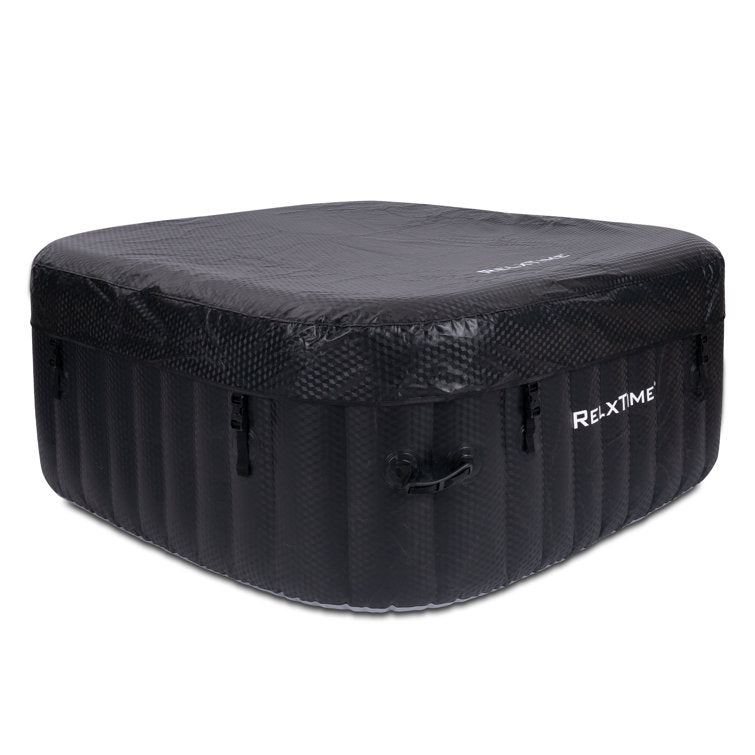 ZACHVO 120 Volt 3 – Person 120 – Jet Square Inflatable Hot Tub in Black - Image 5