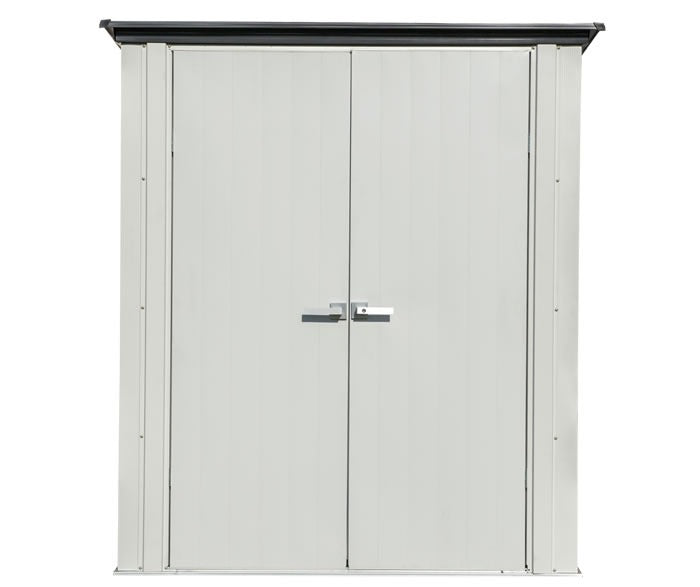 Arrow 5×3 Spacemaker Patio Shed Kit – Gray