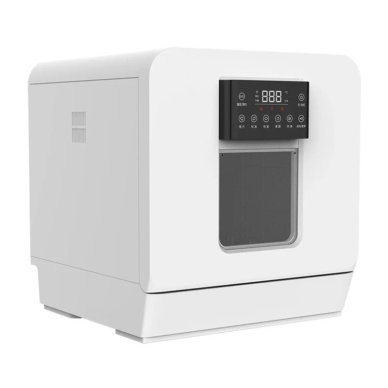 Compact Automatic Table Top Dishwasher – Portable Countertop Kitchen Dishwasher with 4 Place Settings