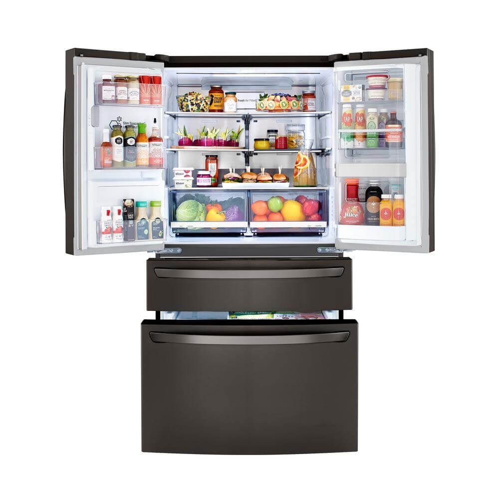 Lg 30 cu. ft. 36 Inch Wide French Door Refrigerator – Stainless Steel - Image 3