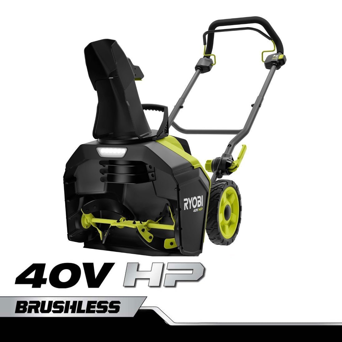 RYOBI 40V HP Brushless 18 in. Single-Stage Cordless Electric Snow Blower