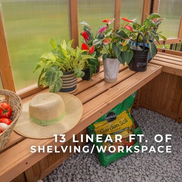 9×6 Willow Greenhouse - Image 15