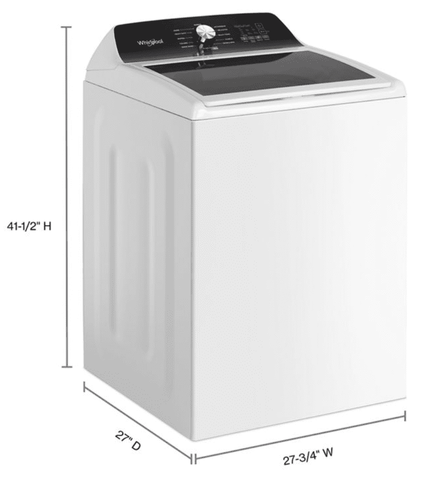 Whirlpool WTW5020SW 4.6 Cu. Ft. Top Load Impeller Washer - Image 2