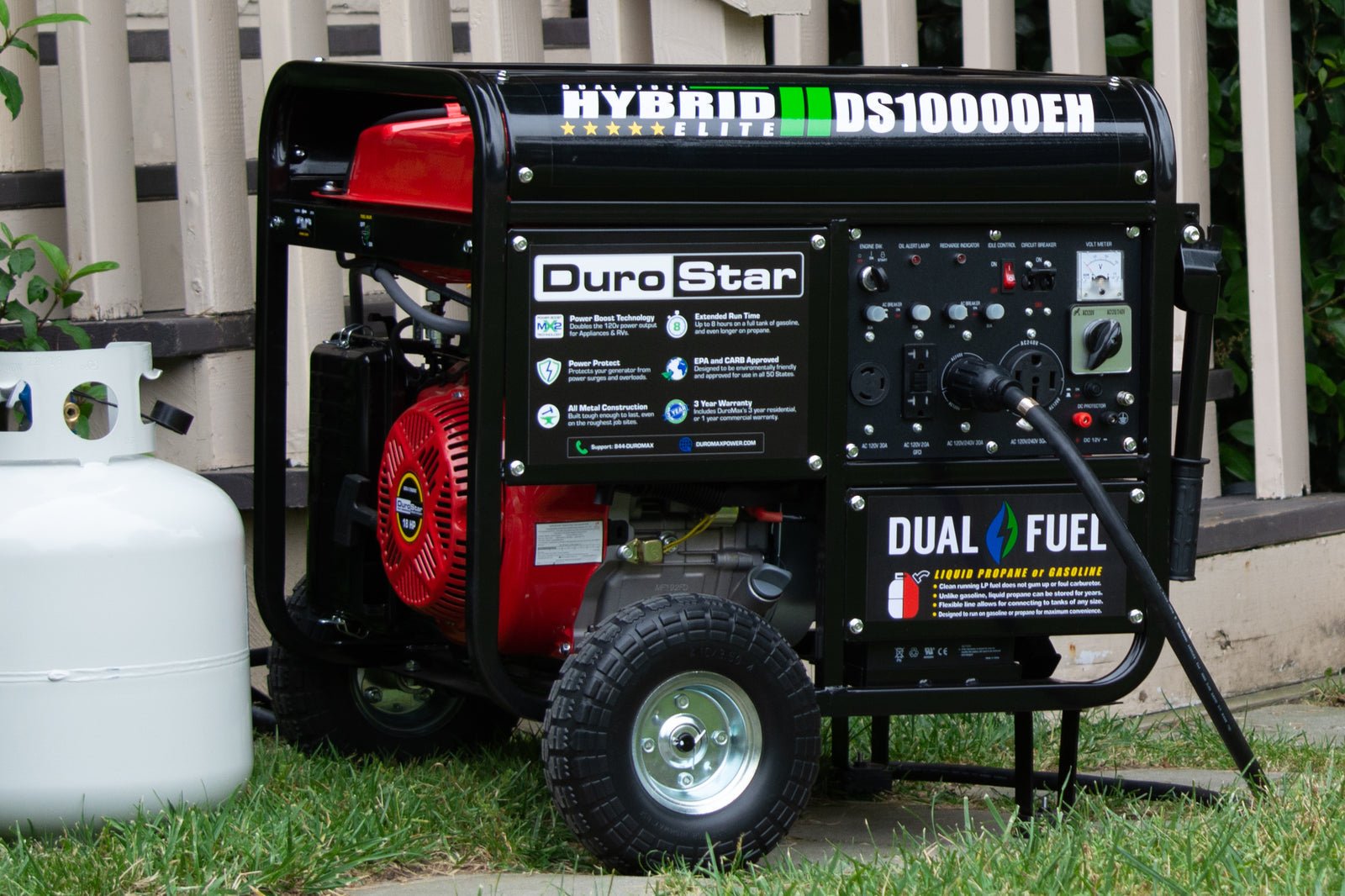 10,000 Watt Dual Fuel Portable Generator - Image 5