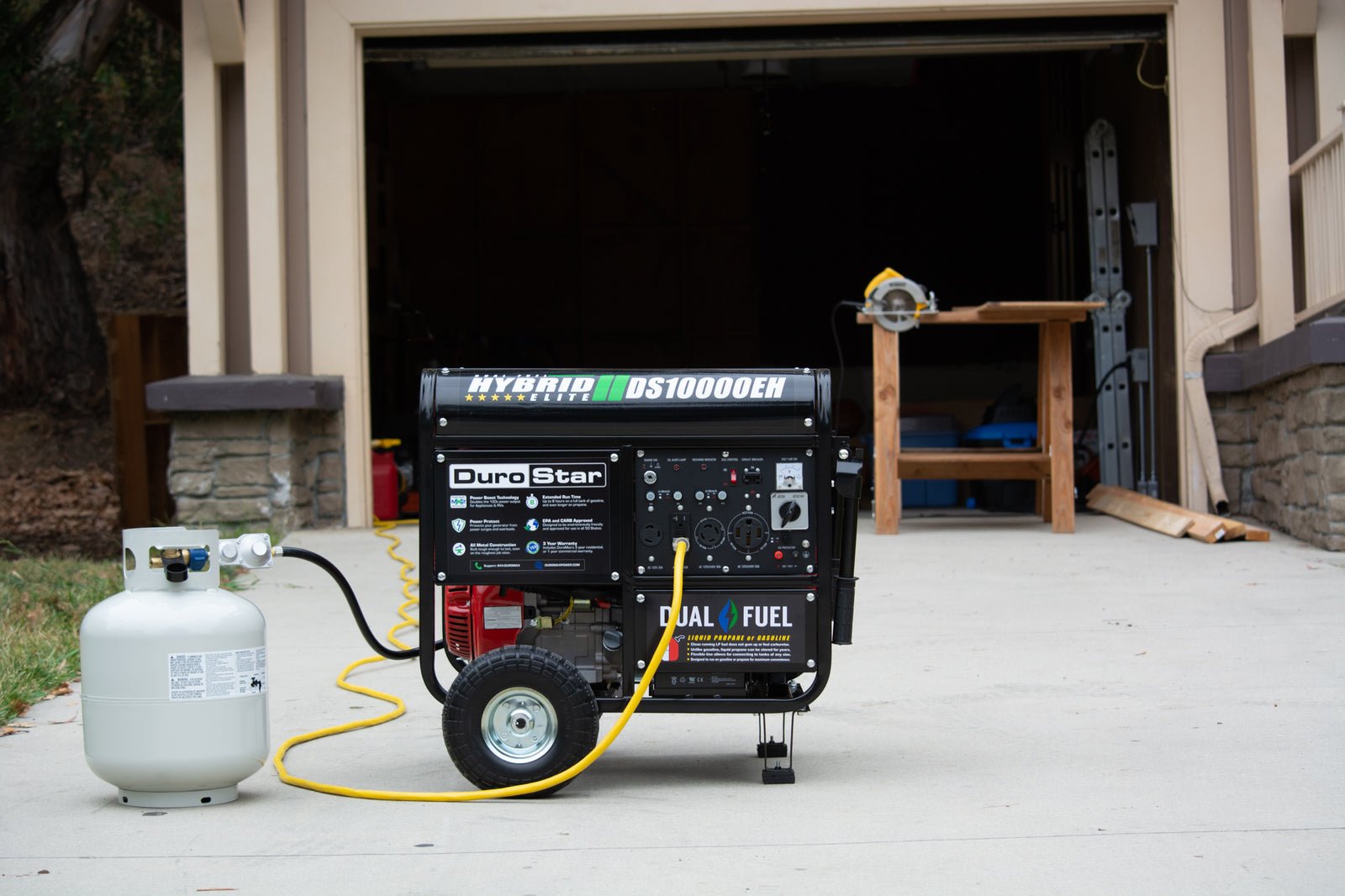 10,000 Watt Dual Fuel Portable Generator - Image 14
