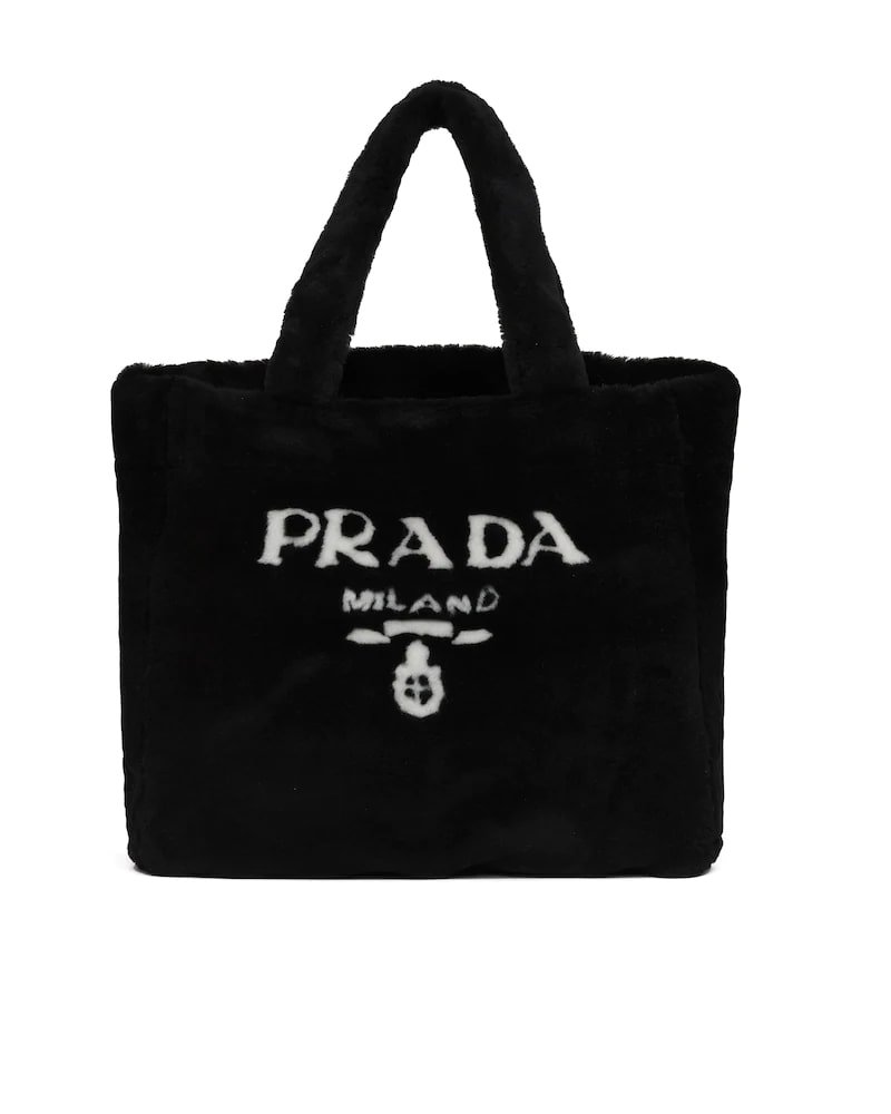 Prada Shearling Tote