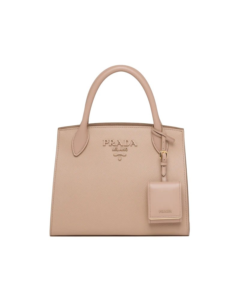 Medium Saffiano leather Prada Monochrome bag - Image 9