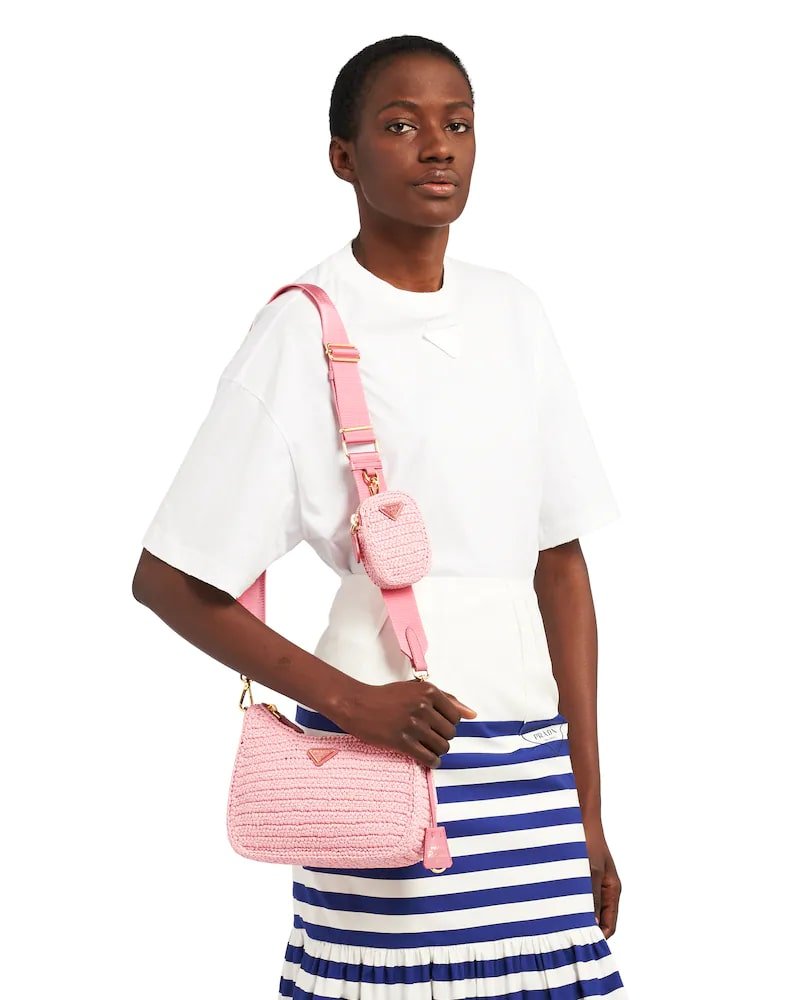 Prada Re-Edition 2005 Raffia Bag - Image 6