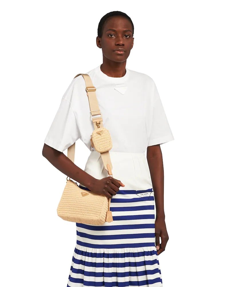 Prada Re-Edition 2005 Raffia Bag - Image 24