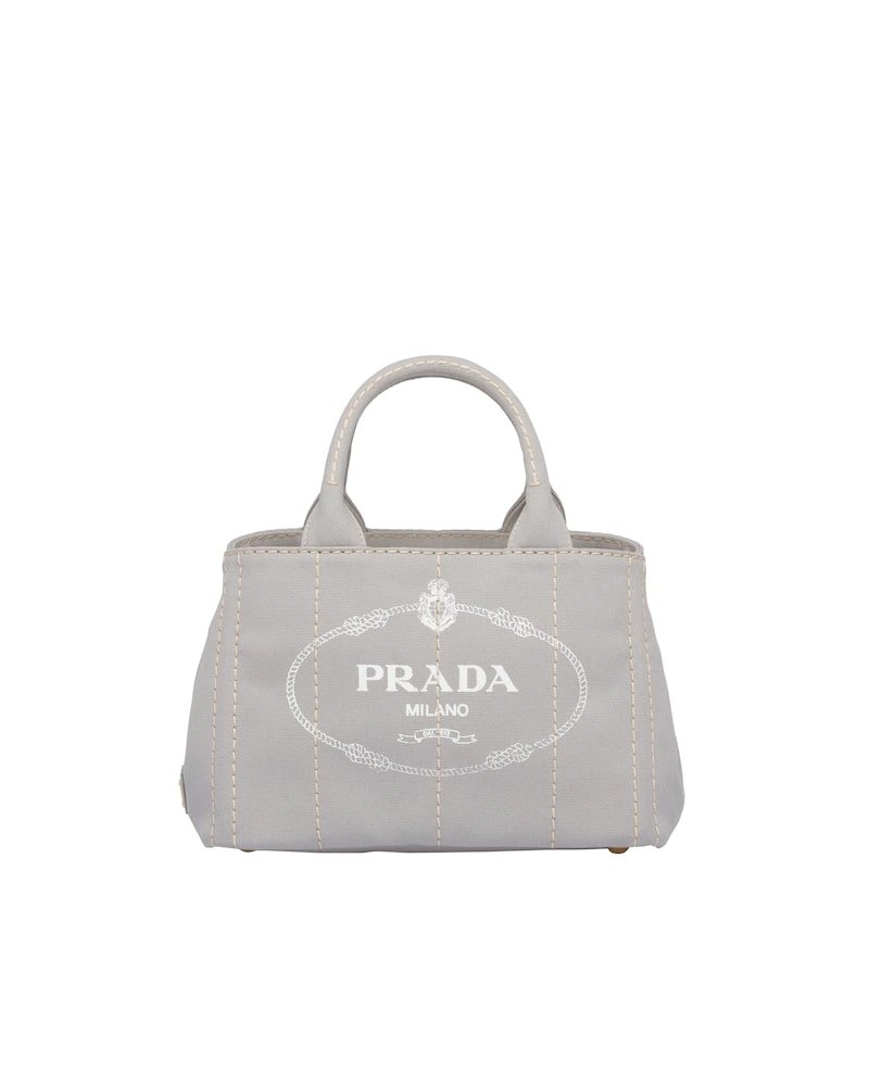 Prada Small Cotton Canvas Tote