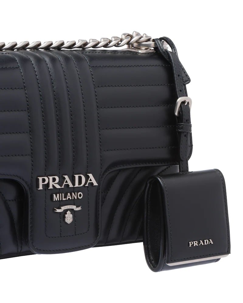 Prada Medium Leather Diagramme Bag - Image 5