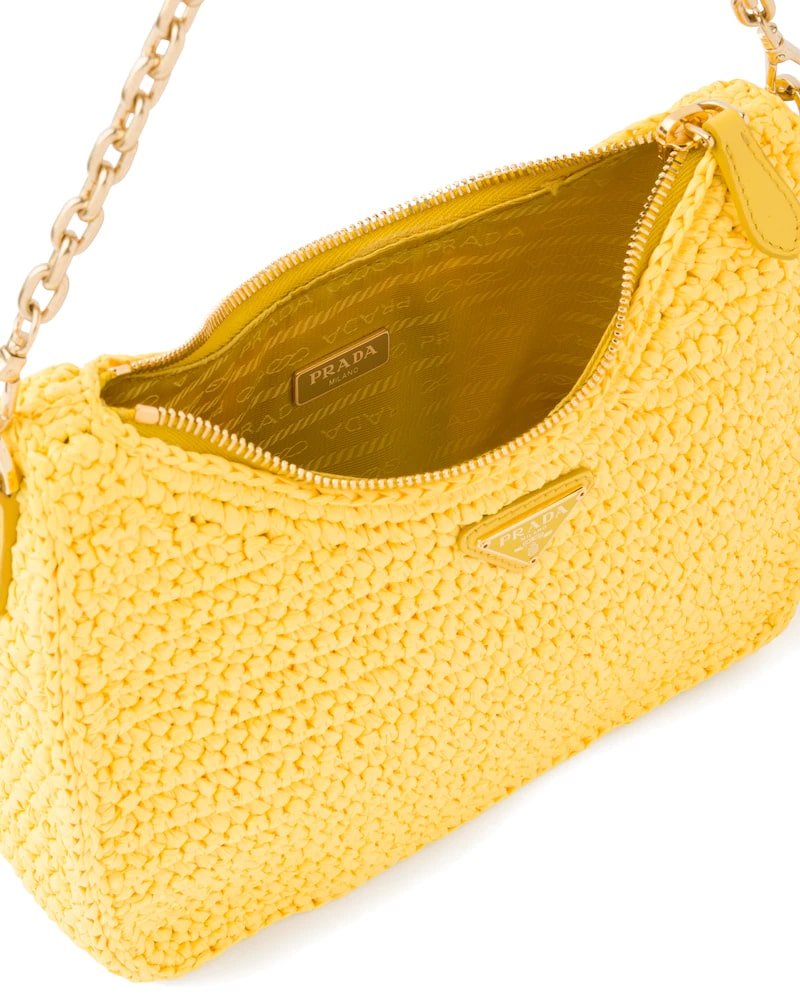 Prada Re-Edition 2005 Raffia Bag - Image 14