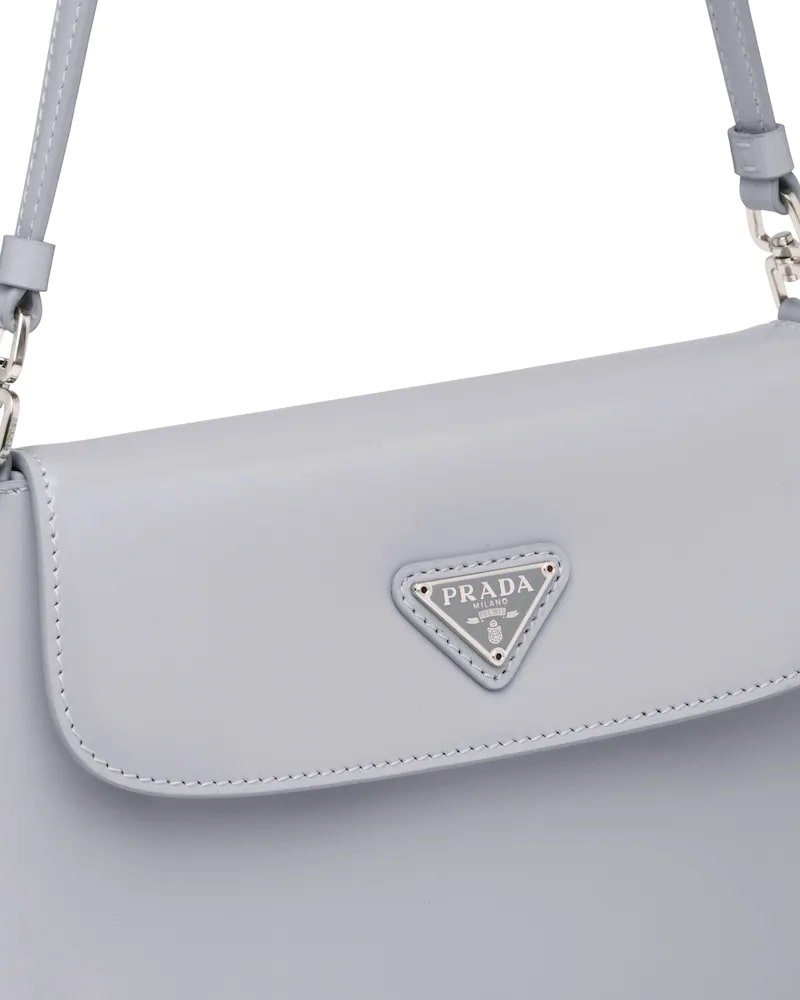 Prada Cleo Brushed Leather Shoulder Bag With Flap - Image 8
