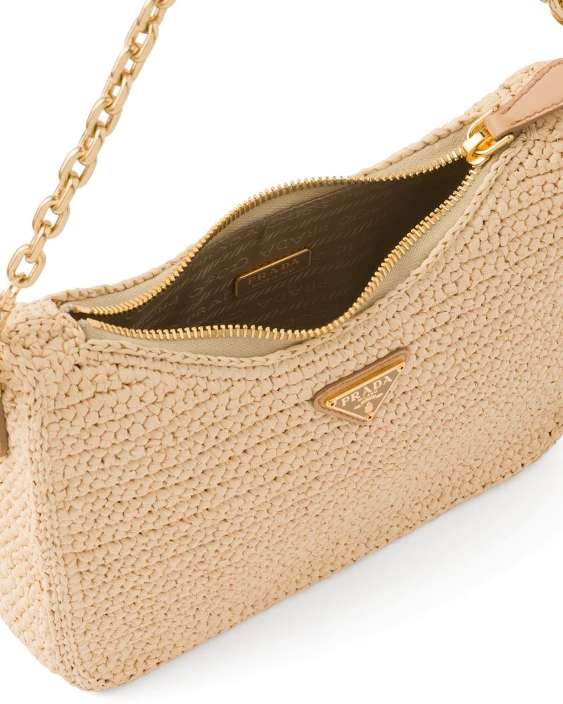 Prada Re-Edition 2005 Raffia Bag - Image 12