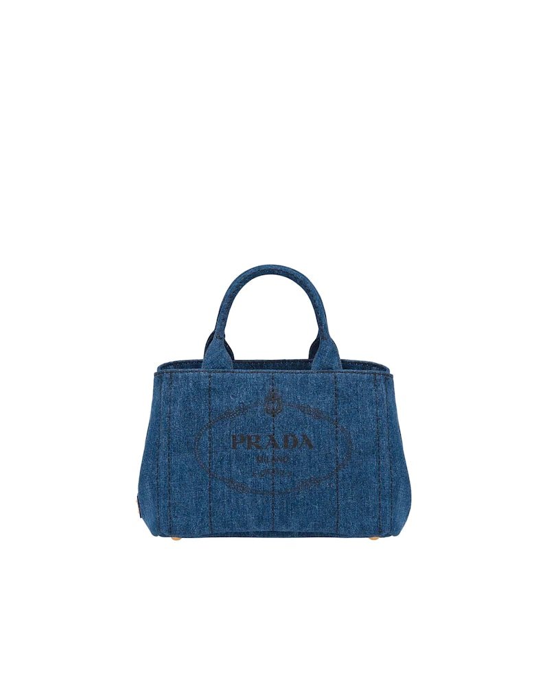 Prada Denim Tote - Image 6