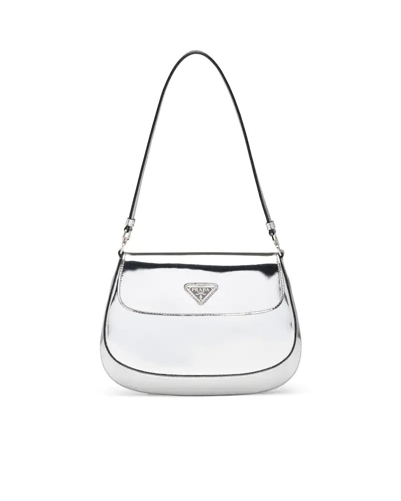 Prada Cleo Brushed Leather Shoulder Bag With Flap - Image 2