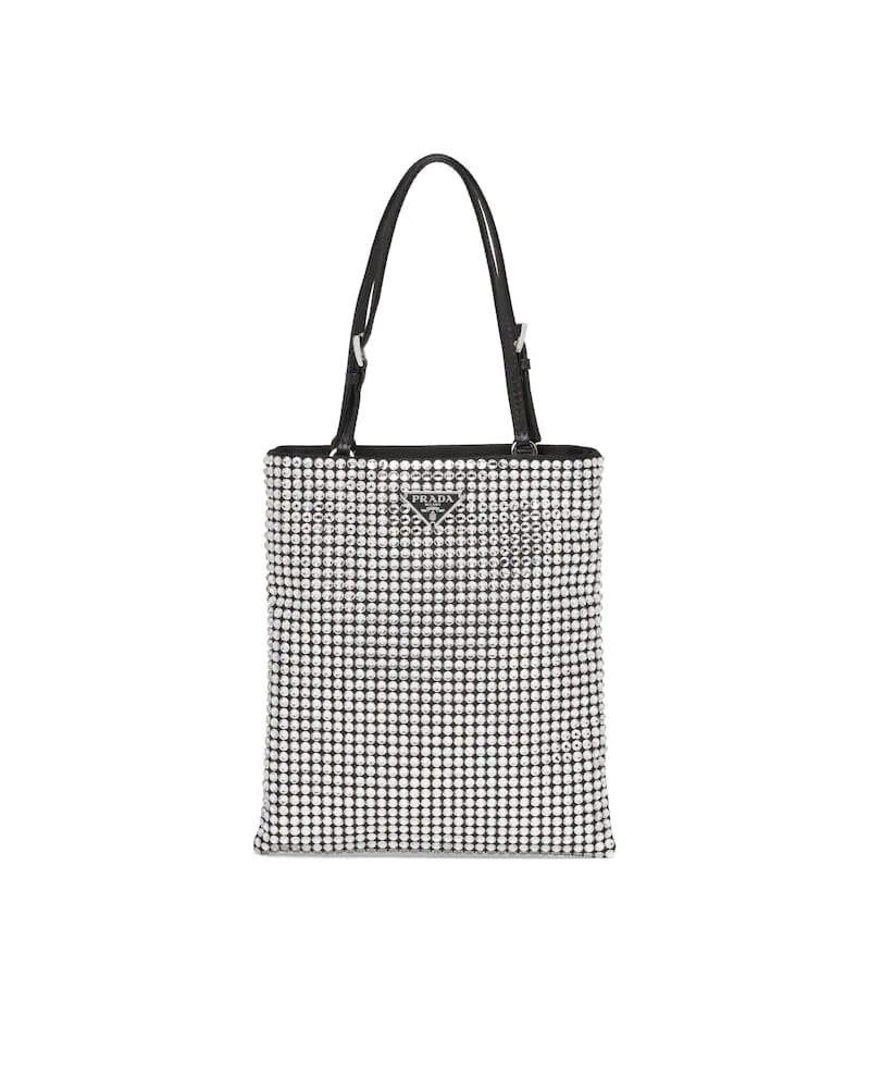 Satin Handbag With Decoration