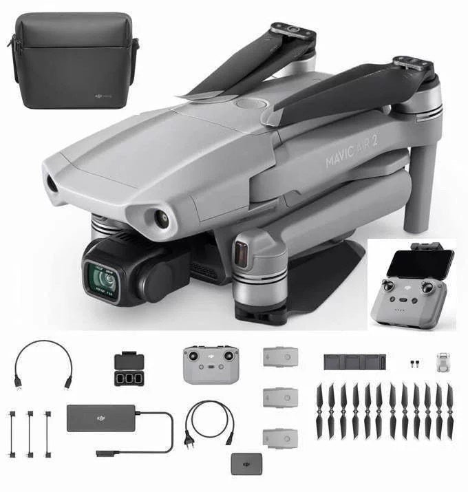 DJI Mavic Air 2 Fly More Combo Drone 4K Camera Quadcopter Foldable