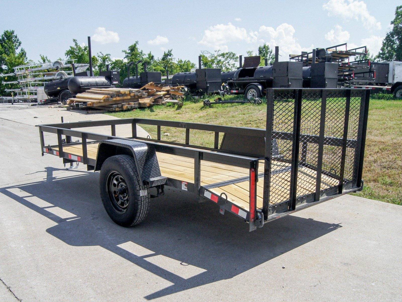 5×12 Powder Coated Dovetail Utility Trailer 3500lb Axle - Image 4