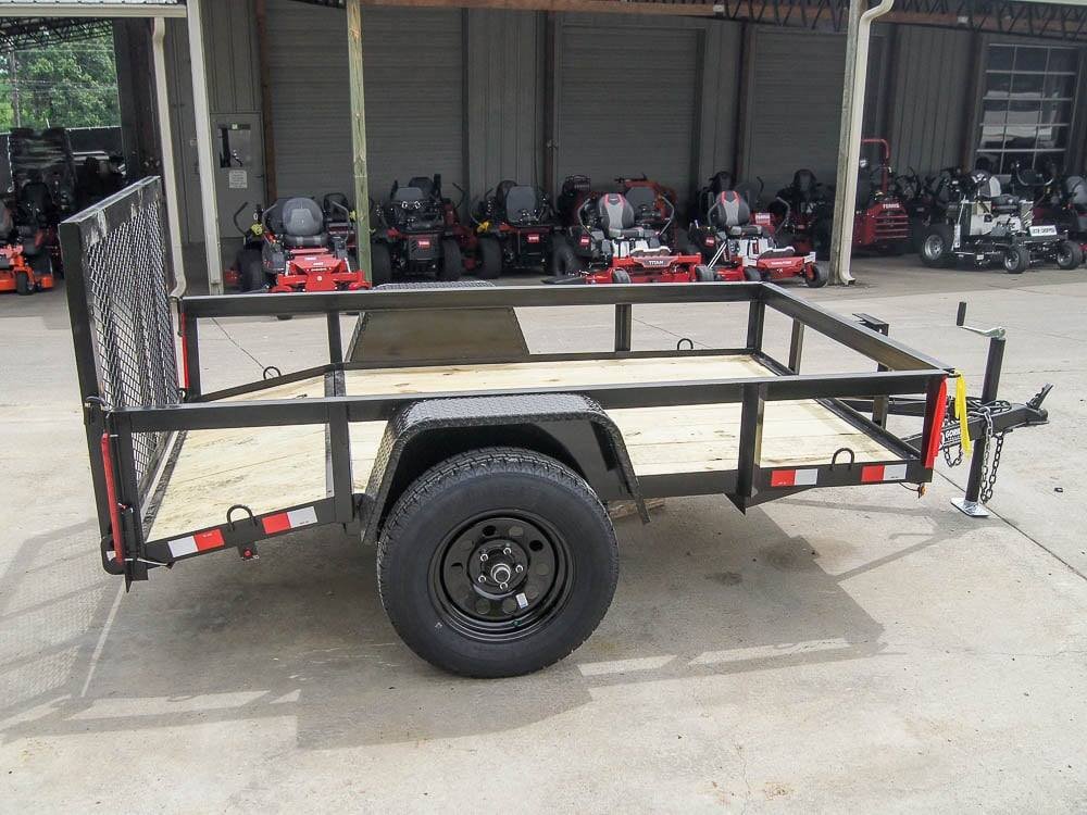 5×8 Powder Coated Dovetail Utility Trailer Single 3,500lb Axle