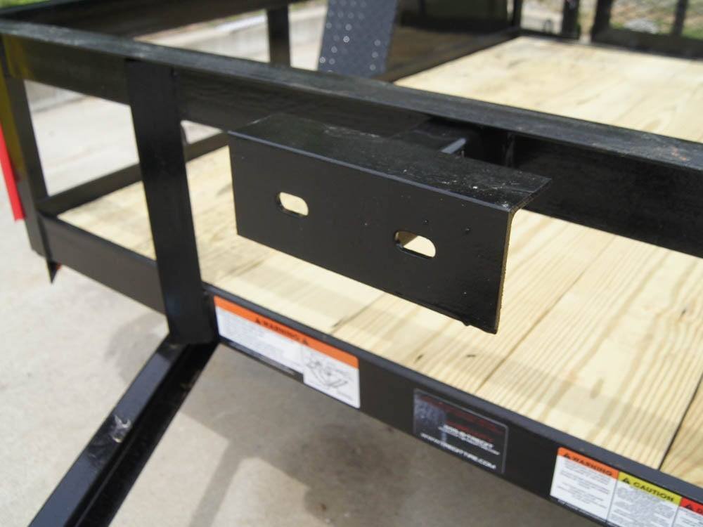 5×8 Powder Coated Dovetail Utility Trailer Single 3,500lb Axle - Image 9