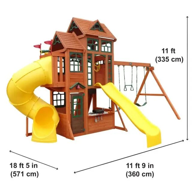 KidKraft Canyon Ridge Swing Set - Image 3