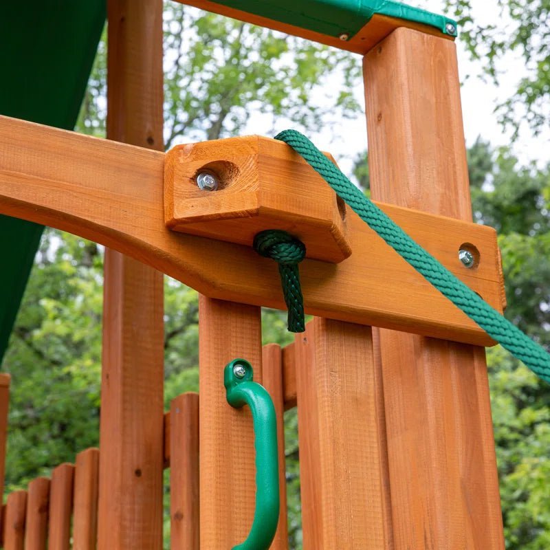 Pioneer Peak Swing Set with Clatter Bridge and Tire Swing - Image 4