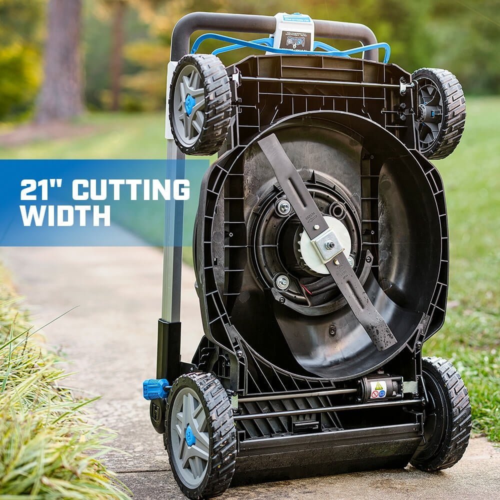 HART 40-Volt 21-inch Supercharge 3-in-1 Self-Propelled Mower Kit, (2) 6.0Ah Lithium-Ion Batteries - Image 6