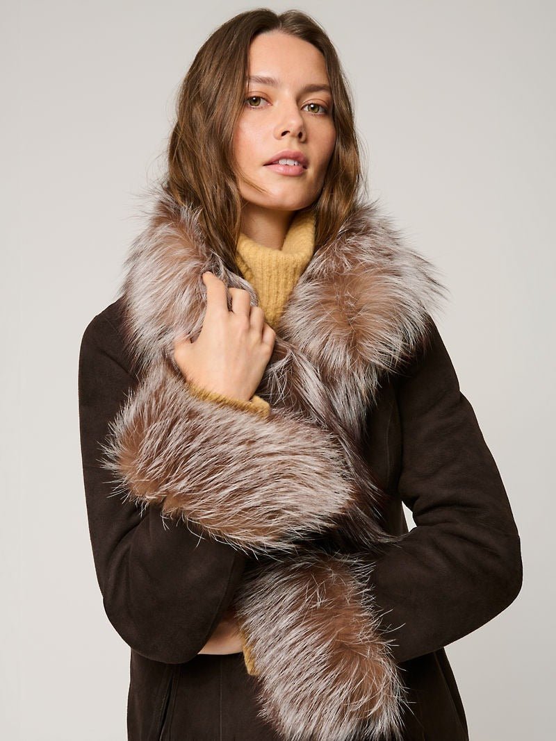 Chantal Reversible Sheepskin Coat - Image 5