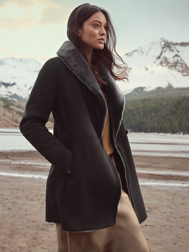 Nicole Sheepskin Coat - Image 2