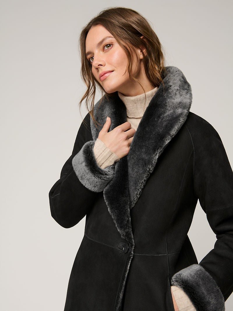 Nicole Sheepskin Coat - Image 3