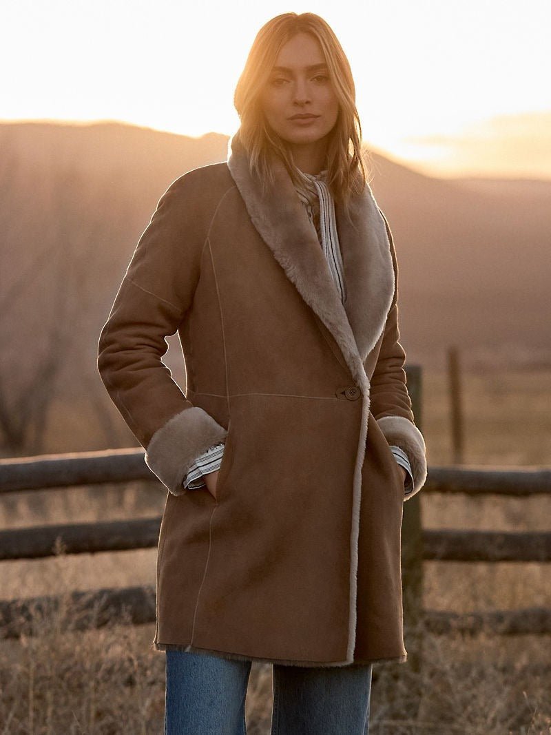Nicole Sheepskin Coat - Image 2