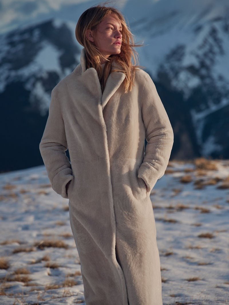 Yvette Sheepskin Coat - Image 2