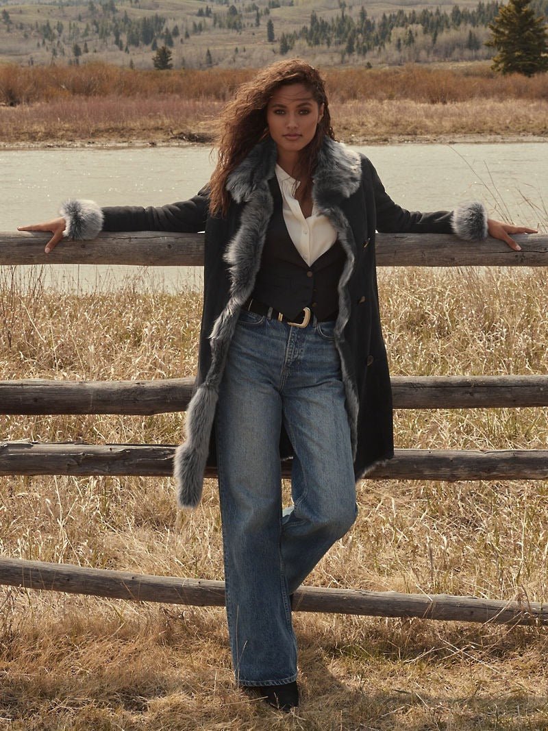 Sandra Sheepskin Coat - Image 2