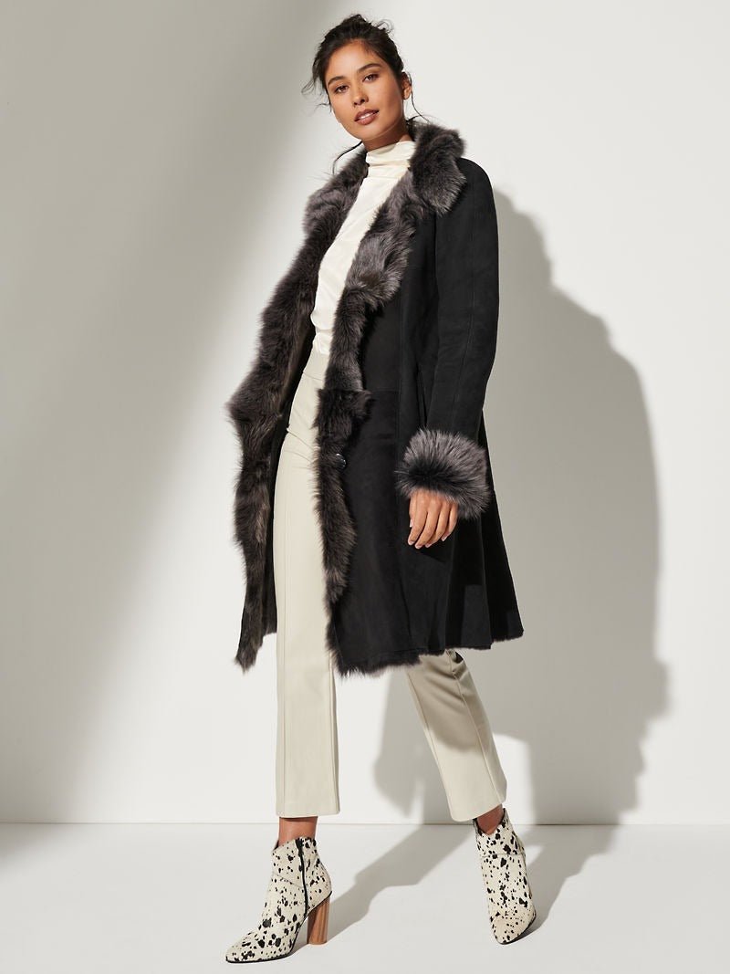 Sandra Sheepskin Coat - Image 6