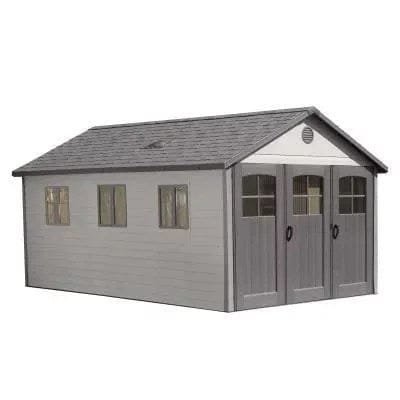 Lifetime 11 Ft. X 21 Ft. Outdoor Storage Shed With Tri-Fold Doors - Image 16