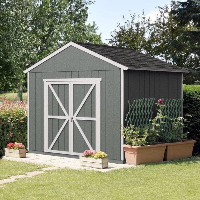 Rookwood 10 ft. W x 8 ft. D Solid + Manufactured Wood Storage Shed with Floor - Image 4