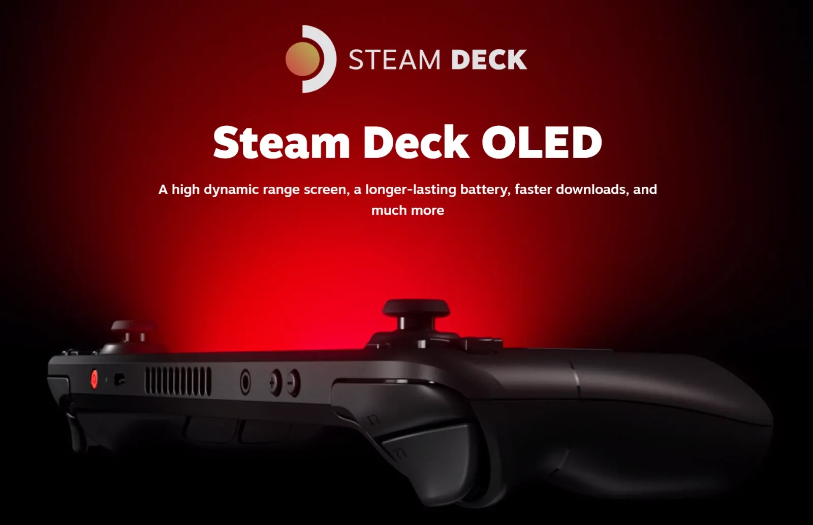 Valve Steam Deck OLED 1TB SSD Gaming Handheld 7.4-inch Touchscreen 1280×800 Resolution, Ergonomic Design 128GB MicroSD Card - Image 3